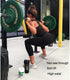 High Waisted Womens Black Workout Leggings - Running Tummy Control Yoga Pants